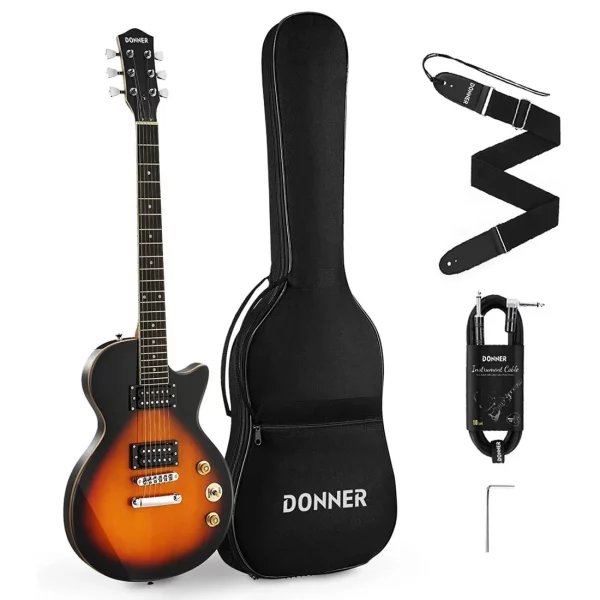 dan guitar dien donner dlp 124 hh purpleheart fingerboard