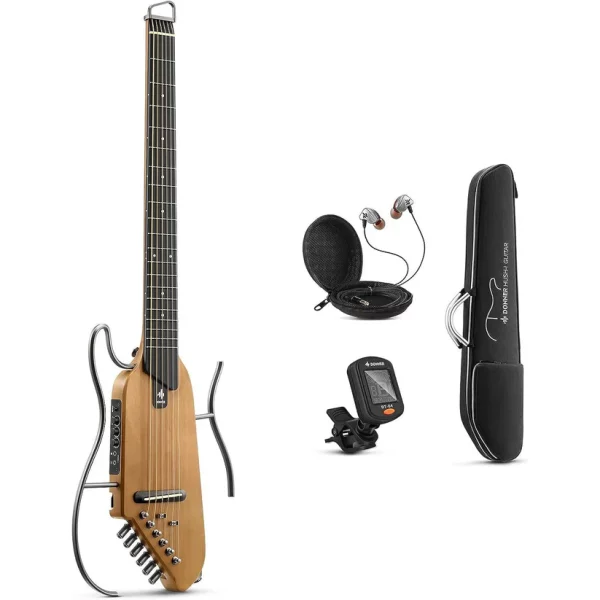 dan guitar silent acoustic donner hush i maple