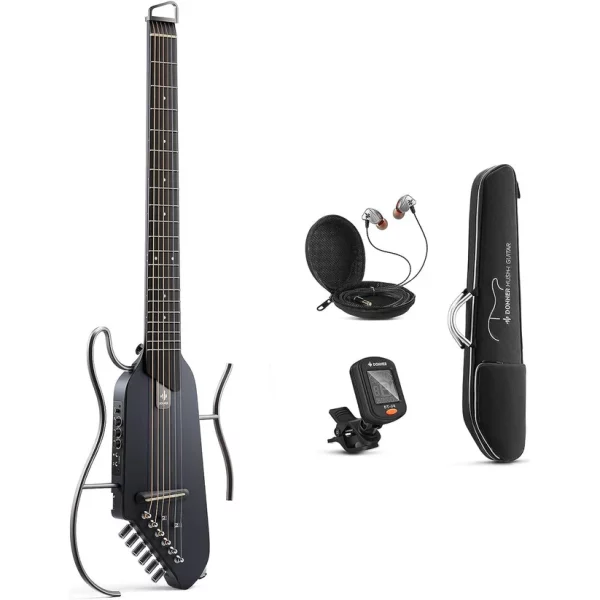 dan guitar silent acoustic donner hush i maplep
