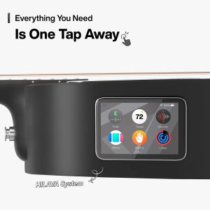 dan guitar acoustic blue lava touch size 36 midnight black 3