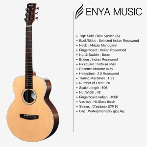 dan guitar acoustic enya em q1 size 36 2