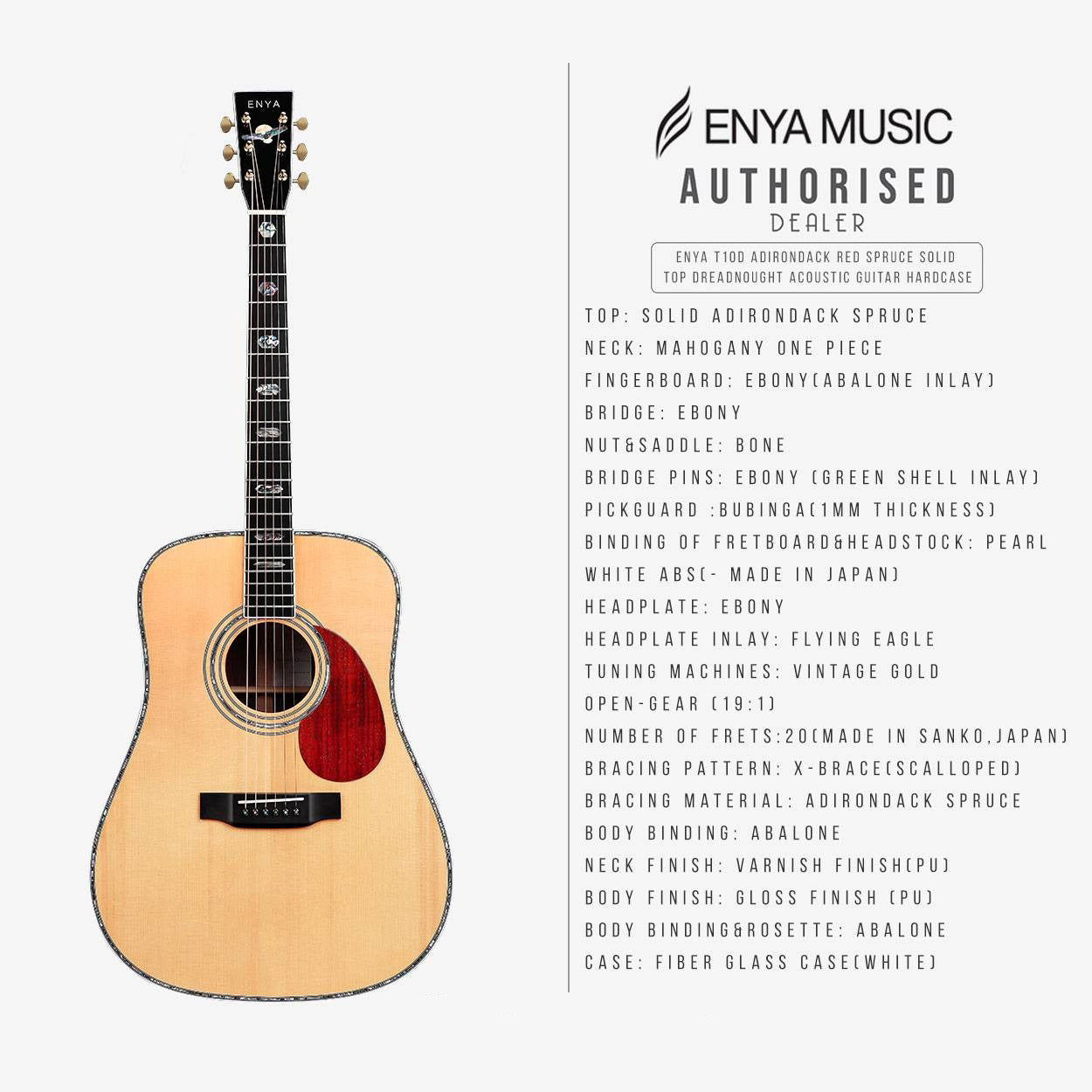 dan-guitar-acoustic-enya-t-10d-w-case-3 dan guitar acoustic enya t 10d w case 3
