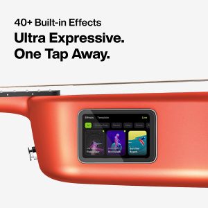 dan guitar acoustic lava me 3 size 36 red 3