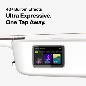 dan guitar acoustic lava me 3 size 36 white 3