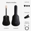 dan guitar acoustic lava me pro size 41 w effect black gold 1