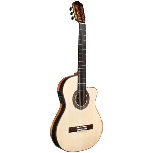 dan guitar classic flamenco cordoba 55fce negra w case 2