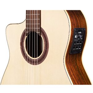 dan guitar classic flamenco cordoba gk studio negra lefty w bag 4