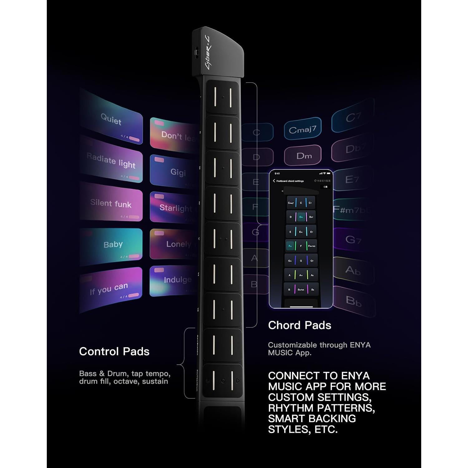 dan-guitar-enya-cyber-g-stringless-24 dan guitar enya cyber g stringless 24