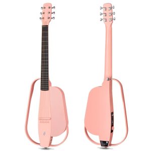 dan guitar silent acoustic enya nexg basic pink 4