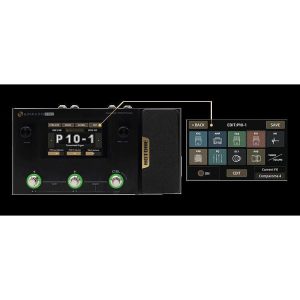 pedal guitar hotone ampero one mp 80 amp modeler and effects processor 4